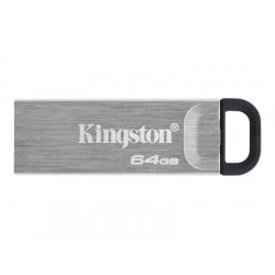 Kingston USB-Stick DataTraveler Kyson - USB 3.1 Gen 1/USB 3.2 - 64 GB - Gümüş Renk Kingston USB-Stick DataTraveler Kyson - USB 3.1 Gen 1/USB 3.2 - 64 GB - Gümüş Renk