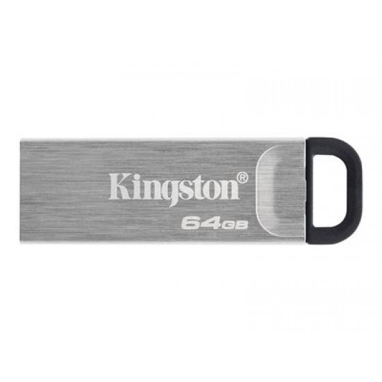 Kingston USB-Stick DataTraveler Kyson - USB 3.1 Gen 1/USB 3.2 - 64 GB - Gümüş Renk Kingston USB-Stick DataTraveler Kyson - USB 3.1 Gen 1/USB 3.2 - 64 GB - Gümüş Renk