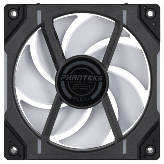 Phanteks D30 120mm (12cm) DRGB PWM Fan - Siyah Renk