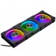 Phanteks D30-120 D-RGB Fan 12cm (120mm) Siyah 3'lü Set