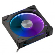 Phanteks D30 PWM Reverse Airflow, D-RGB Fan - 140mm, Siyah