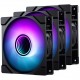 PHANTEKS M25 Gen2 PWM D-RGB Fan 3-Pack - Reverse Blade, 140mm, Black PHANTEKS M25 Gen2 PWM D-RGB Fan 3-Pack - Reverse Blade, 140mm, Black