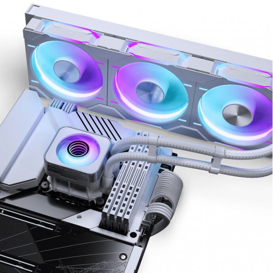 Phanteks GLACIER ONE 360D30 X2 DRGB AIO Sıvı İşlemci Soğutucu - 360mm - Beyaz Renk Phanteks GLACIER ONE 360D30 X2 DRGB AIO Sıvı İşlemci Soğutucu - 360mm - Beyaz Renk