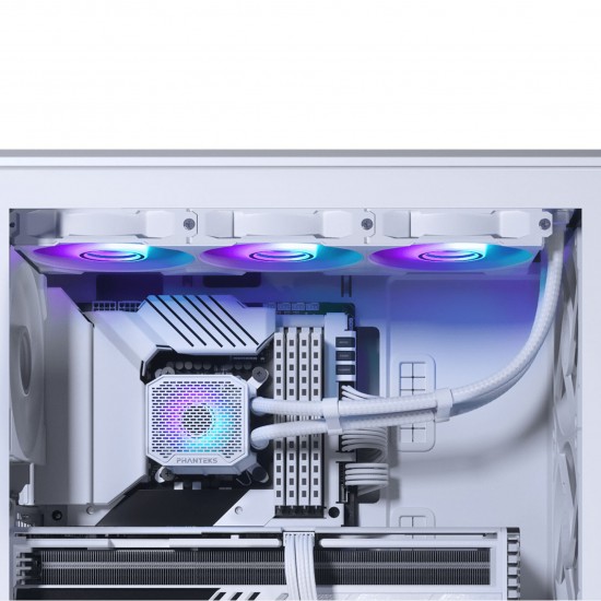 PHANTEKS Glacier One 360M25 Gen2 DRGB AiO Liquid Cooler - 360 mm, White PHANTEKS Glacier One 360M25 Gen2 DRGB AiO Liquid Cooler - 360 mm, White