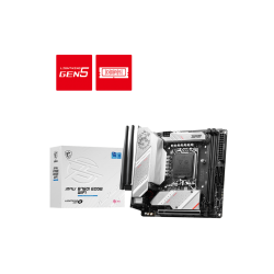 MSI B760I Edge WiFi, LGA 1700 Socket, B760I Chipset, Mini-ITX - DDR5 Mainboard