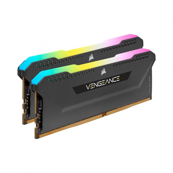 Corsair Vengeance Pro SL RGB 16GB (2x 8GB) 3200 MHz DDR4 CL16 Dual Kit Ram - Siyah CMH16GX4M2E3200C16