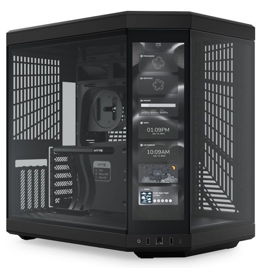HYTE Y70 Touch Siyah Dokunmatik Ekranlı Gaming Kasa (CS-HYTE-Y70-B-L)