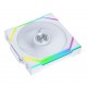 Lian Li UNI FAN SL Wireless ARGB PWM Fan - 120mm, Beyaz Renk - Reverse Blade Lian Li UNI FAN SL Wireless ARGB PWM Fan - 120mm, Beyaz Renk - Reverse Blade