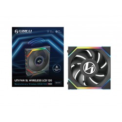 Lian Li UNI FAN SL Wireless LCD Fan - ARGB, PWM - 120mm - Siyah Renk