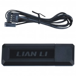 Lian Li UNI FAN SL Wireless LCD Fan, ARGB, PWM - 120 mm, Siyah - 3'lü Set Kontrolcü Dahil