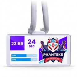 Phanteks Glacier One 360M25 6" LCD Display - 360mm - White Water Cooling Phanteks Glacier One 360M25 6" LCD Display - 360mm - White Water Cooling