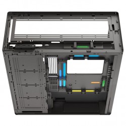 HAVN HS 420 VGPU Bilgisayar Kasası, E-ATX, Tempered Glass - Siyah Renk (PCIe 5.0 Riser Kablosu Dahil)