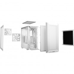 be quiet! Pure Base 501 White Airflow Window Case be quiet! Pure Base 501 White Airflow Window Case