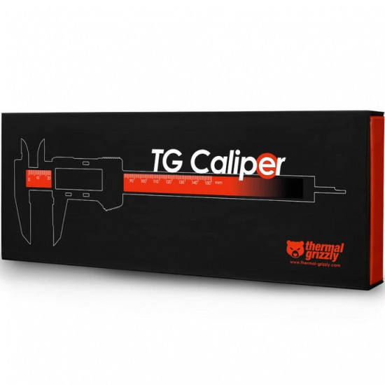 Thermal Grizzly TG Digital Caliper, 150mm, IP54, ABS - Black (Dijital Kumpas)