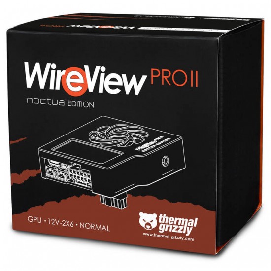 Thermal Grizzly WireView Pro II GPU Noctua Edition - 12V-2x6 - TFT-IPS – Black - Standard Thermal Grizzly WireView Pro II GPU Noctua Edition - 12V-2x6 - TFT-IPS – Black - Standard