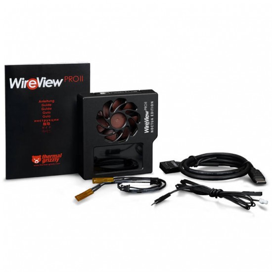 Thermal Grizzly WireView Pro II GPU Noctua Edition - 12V-2x6 - TFT-IPS – Black - Reversed Thermal Grizzly WireView Pro II GPU Noctua Edition - 12V-2x6 - TFT-IPS – Black - Reversed