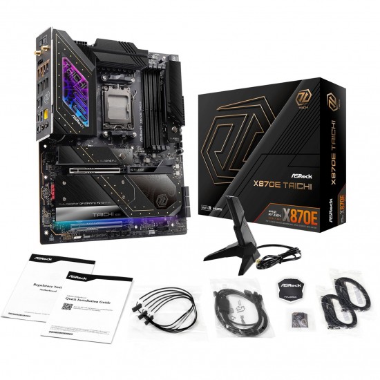ASRock X870E Taichi - AM5 Soket - AMD X870E Chipset Anakart ASRock X870E Taichi - AM5 Soket - AMD X870E Chipset Anakart