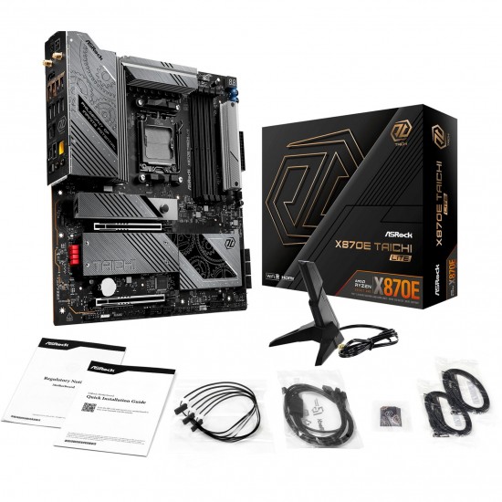 ASRock X870E Taichi Lite extended ATX - AM5 Soket - X870E Chipset Mainboard
