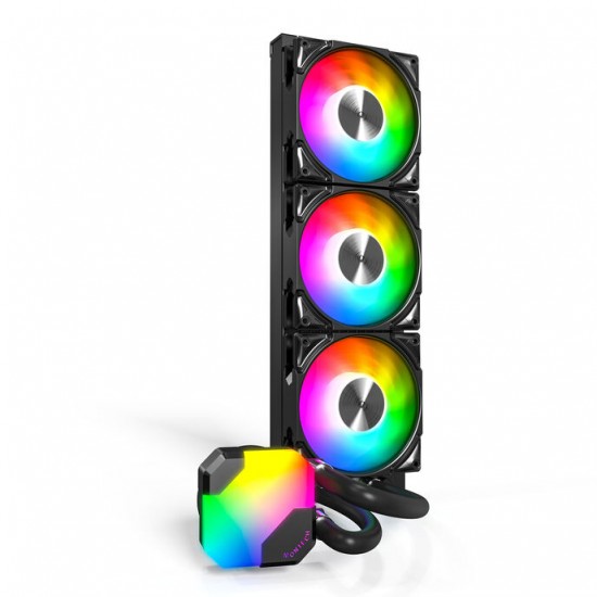 Montech Hyper Flow ARGB AIO - Sıvı işlemci Soğutucusu - 360mm - Siyah Montech Hyper Flow ARGB AIO - Sıvı işlemci Soğutucusu - 360mm - Siyah