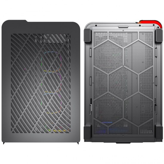 Montech KING 95 PRO - Tempered Glass veya Mesh Kullanım, ARGB (6 Fanlı) Siyah Kasa