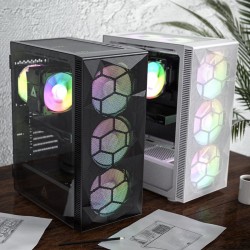 Montech X3 Glass Midi-Tower, RGB Oyuncu Kasası -3x140mm + 3x120mm Toplam 6 Fanlı