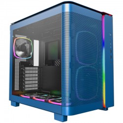 Montech KING 95 PRO - Tempered Glass veya Mesh Kullanım, ARGB (6 Fanlı) Mavi Renk