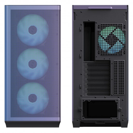 APNX C1 Mid-Tower ATX Case, Tempered Glass - ChromaFlair APNX C1 Mid-Tower ATX Case, Tempered Glass - ChromaFlair