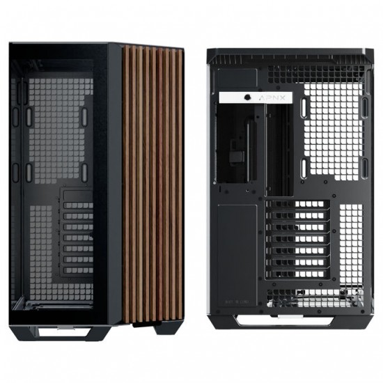 APNX V1 Bilgisayar Kasası - Midi-Tower, ATX, Tempered Glass – Renk: Beyaz + Siyah + Ağaç (wood) APNX V1 Bilgisayar Kasası - Midi-Tower, ATX, Tempered Glass – Renk: Beyaz + Siyah + Ağaç (wood)
