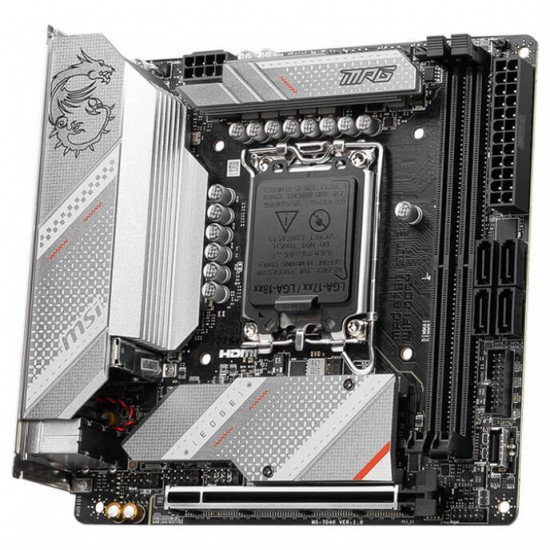 MSI B760I Edge WiFi, LGA 1700 Socket, B760I Chipset, Mini-ITX - DDR5 Mainboard