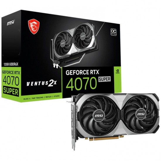 MSI GeForce RTX 4070 SUPER 12G VENTUS 2X OC - Ekran Kartı