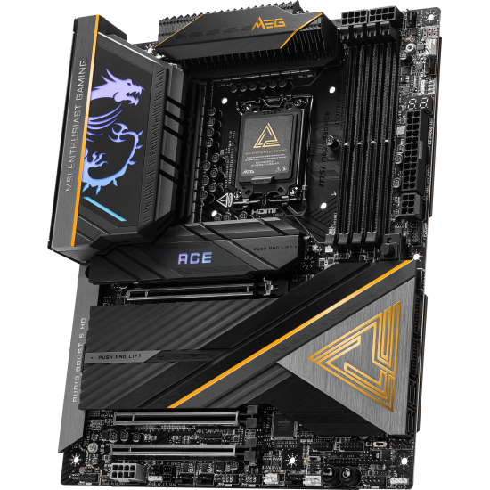 MSI MEG Z890 ACE Anakart, LGA 1851, Intel Z890, ATX, DDR5
