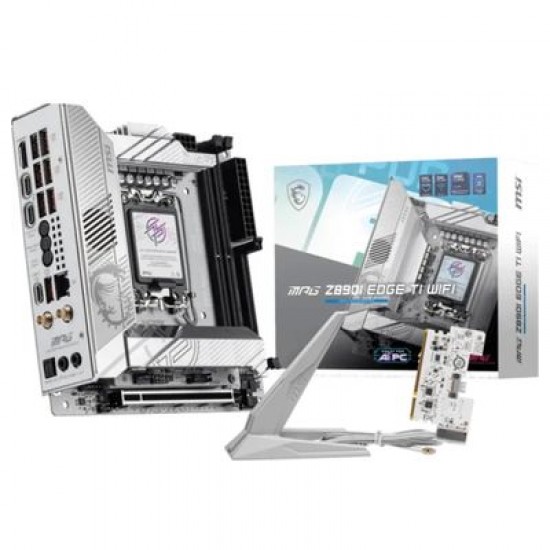 MSI MPG Z890I Edge TI WIFI Anakart, Socket 1851, Intel Z890, mini-ITX, DDR5