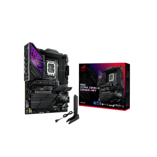 ASUS ROG Strix Z890-E Gaming WiFi Mainboard, 1851, Z890, ATX, DDR5 ASUS ROG Strix Z890-E Gaming WiFi Mainboard, 1851, Z890, ATX, DDR5
