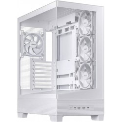 ASUS A31 Plus TG ARGB PC Case - ATX - Tempered Glass - White