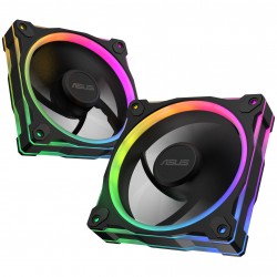 ASUS Prime MR120 ARGB Fan, PWM, Aura Sync - 120mm, Black - (Siyah Renk 3'lü Set)