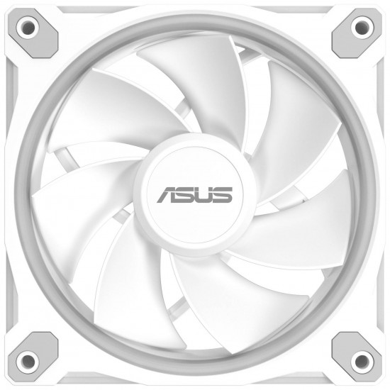 ASUS Prime MR120 ARGB Fan, PWM, Aura Sync - 120mm, White - (Beyaz Renk 3'lü Set) - Reverse Blade ASUS Prime MR120 ARGB Fan, PWM, Aura Sync - 120mm, White - (Beyaz Renk 3'lü Set) - Reverse Blade