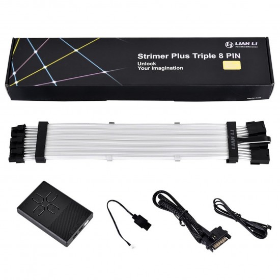 Lian Li Strimer Plus Triple 8-Pin RGB PCIe VGA Cable + Remote