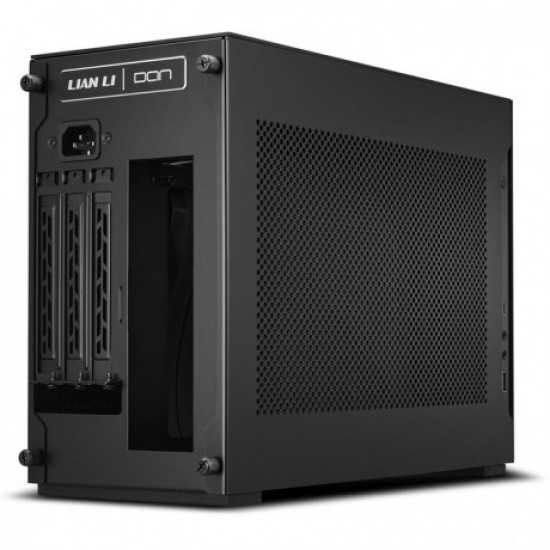 Lian Li A4-H20 Black - PCIe 4.0 Riser Kablolu USB Type-C Mesh Siyah Mini-ITX Kasa