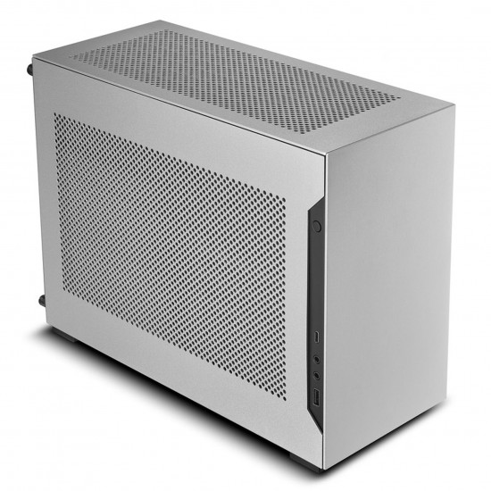 Lian Li A4-H20 Silver - PCIe 4.0 Riser Kablolu USB Type-C Mesh Gümüş Mini-ITX Kasa Lian Li A4-H20 Silver - PCIe 4.0 Riser Kablolu USB Type-C Mesh Gümüş Mini-ITX Kasa