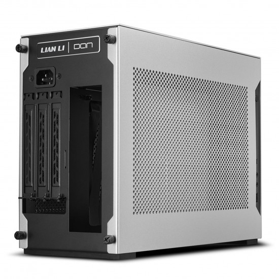 Lian Li A4-H20 Silver - PCIe 4.0 Riser Kablolu USB Type-C Mesh Gümüş Mini-ITX Kasa Lian Li A4-H20 Silver - PCIe 4.0 Riser Kablolu USB Type-C Mesh Gümüş Mini-ITX Kasa