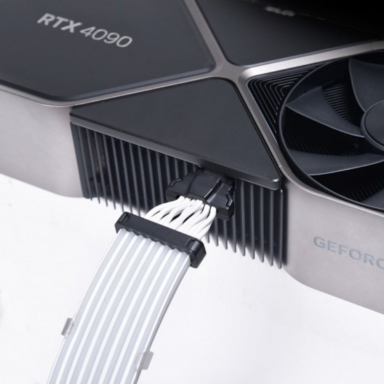 Lian Li Strimer Plus V2 12VHPWR 16- to 16-Pin Extension - 320mm, 8 LED Strips