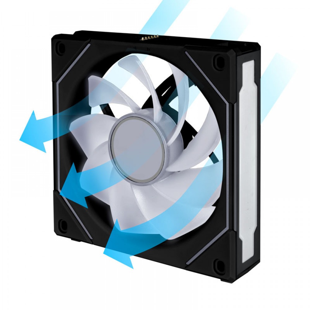 Lian Li UNI FAN SL Infinity (SL-INF) 120mm ARGB PWM - Reverse Blade - Siyah