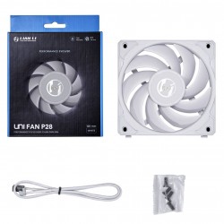 Lian Li UNI FAN P28 - 120mm, White Lian Li UNI FAN P28 - 120mm, White
