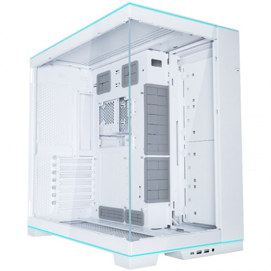 Lian Li O11D EVO RGB, Tempered Glass - Beyaz - Bilgisayar Kasası Model: O11DERGBW
