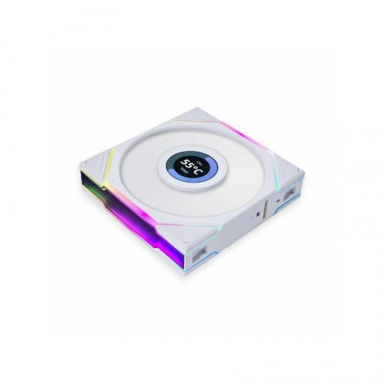 Lian Li UNI FAN TL LCD 120mm Beyaz Fan - Model: 12RTLLCD1W - Reverse Blade Lian Li UNI FAN TL LCD 120mm Beyaz Fan - Model: 12RTLLCD1W - Reverse Blade