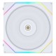 Lian Li UNI FAN TL Wireless 120mm RGB - White - Reverse Blade - Model: 14RTL1W1W Lian Li UNI FAN TL Wireless 120mm RGB - White - Reverse Blade - Model: 14RTL1W1W