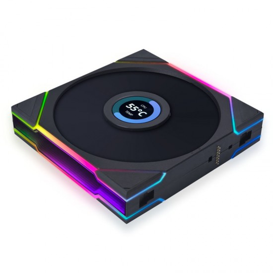 Lian Li UNI FAN TL LCD 140mm RGB - Siyah - Model: 14TLLCD1B