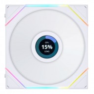 Lian Li UNI FAN TL LCD 140mm RGB - Beyaz - Model: 14TLLCD1W