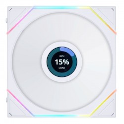Lian Li UNI FAN TL LCD 140mm RGB - Beyaz - Model: 14TLLCD1W