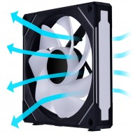 Lian Li UNI FAN SL Infinity (SL-INF) 140mm ARGB PWM - Reverse Blade - Siyah